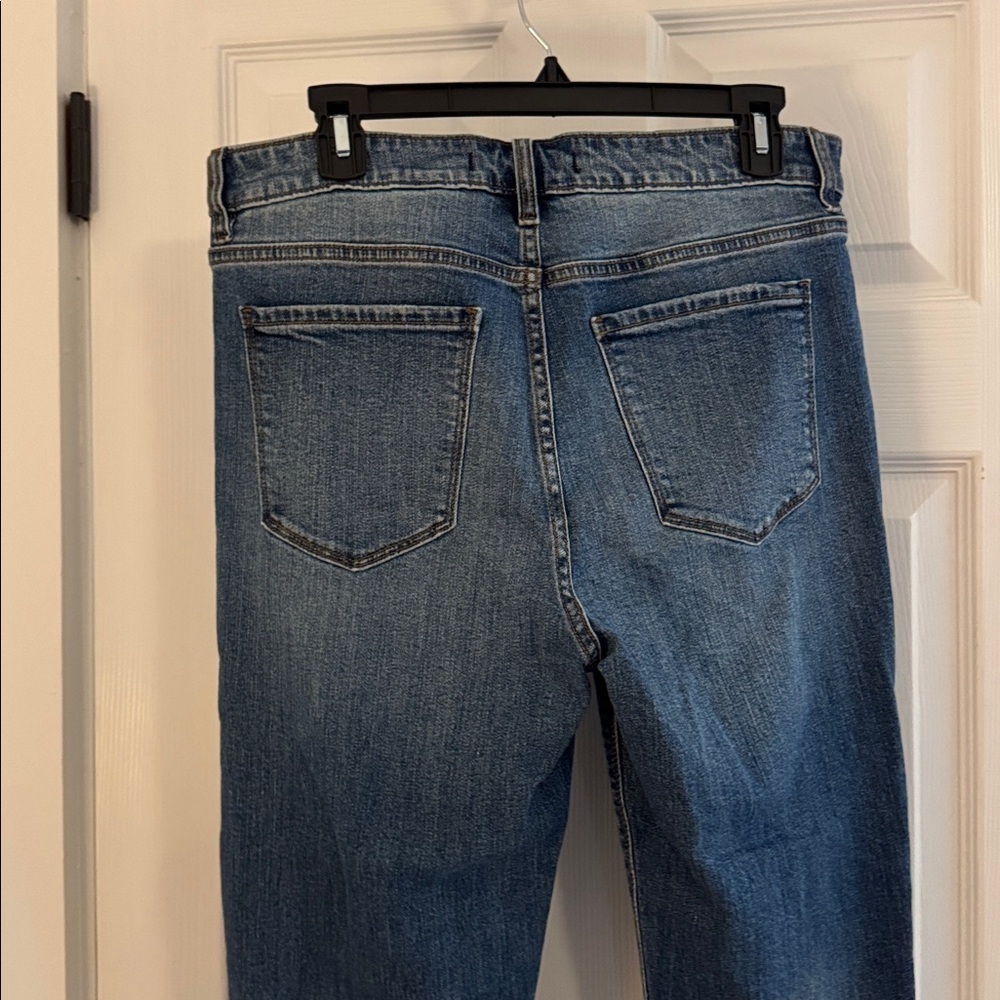 Eunina Frankie Mid Rise Girlfriend Jeans in Blue Size 15 - Picture 4 of 9